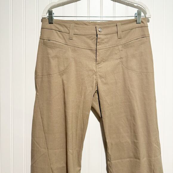 Athleta Tan Dipper Cargo Pants Size 10 - Picture 3 of 6